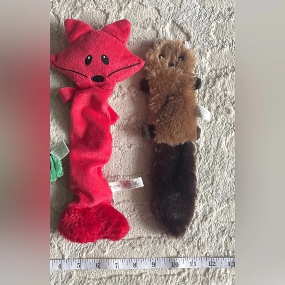 Set of 2 Dog Toys Small & Medium Dogs Christmas